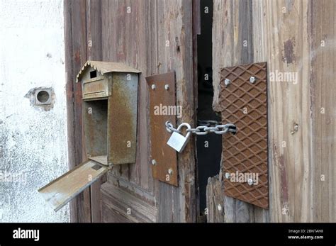 door  mailbox stock photo alamy