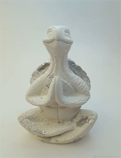 Статуэтка из гипса Черепаха Намасте, йога в интернет-магазине Ярмарка ...