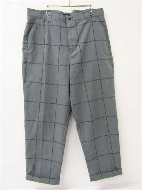 Yahoo オークション HUF ハフ FUCK IT PANT スラックス グレー トラ