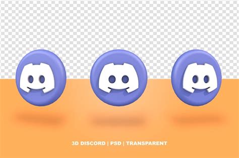 Premium Psd Social Media Discord Logo