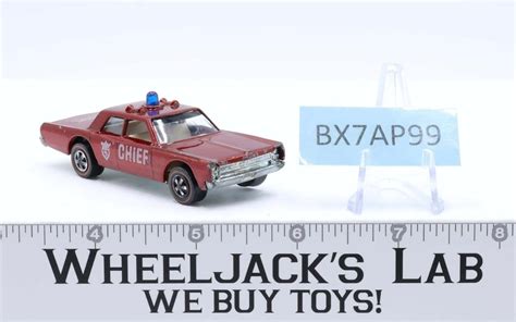 Fire Chief Cruiser Spectraflame Red Hot Wheels Mattel Vintage Redline Rl Wheeljack S Lab