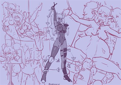 Dark Eldar Wych Sketch Commission By Buttpants Hentai Foundry