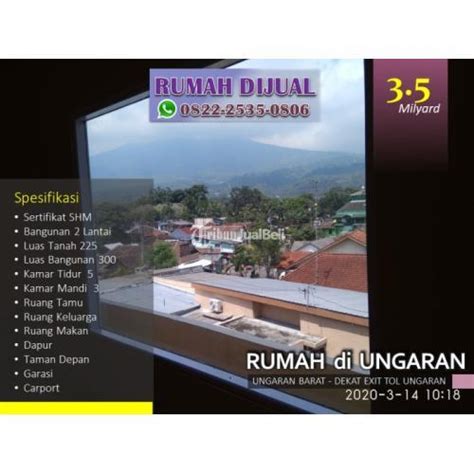 Dijual Rumah Mewah 2 Lantai 5KT 3KM Dekat Exit Tol Ungaran Di Semarang