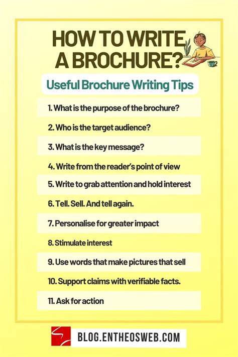 How To Write A Brochure Useful Brochure Writing Tips Entheosweb