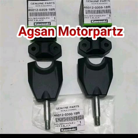 Jual Raiser Dudukan Stang Fadbar Klx Bf Hitam Original Kawasaki Di