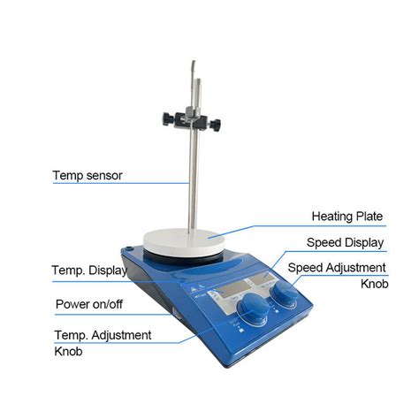 Industrial Hot Plate Heating Magnetic Stirrer Mixer Laboratory Heating Equipments Magnetic