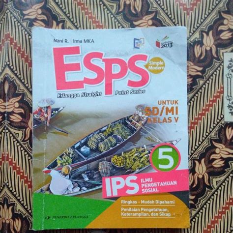 Jual BUKU ESPS IPS ILMU PENGETAHUAN SOSIAL KELAS 5 SD ERLANGGA Shopee