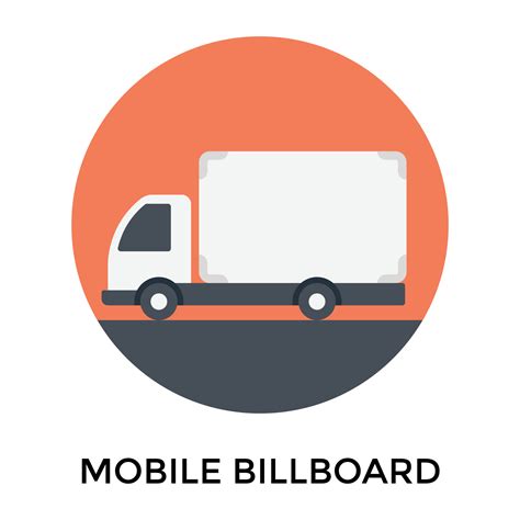 Trendy Mobile Billboard 15035698 Vector Art at Vecteezy