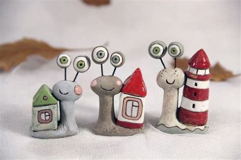 * Для вдохновения... Керамические улиточки от Светланы Соколовой # ...