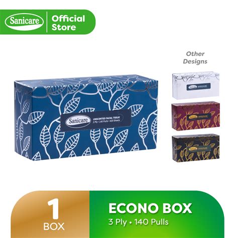 Sanicare Econo Box Facial Tissue Ply Box Lazada Ph