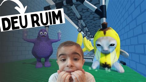 Embarque Na Aventura Pica De Fuga Banana Cat E Grimace No Roblox