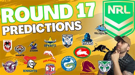 NRL Round 17 Predictions 2023 YouTube