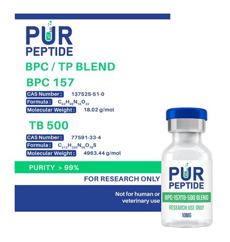 BPC-157/TB-500 Blend - PUR PEPTIDES