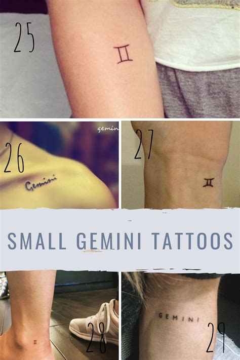 Gemini Twins Tattoo Ideas