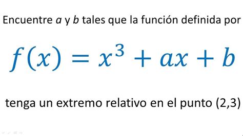 Extremos Relativos Y Criterio De La Primera Derivada Ejemplo 1 Youtube