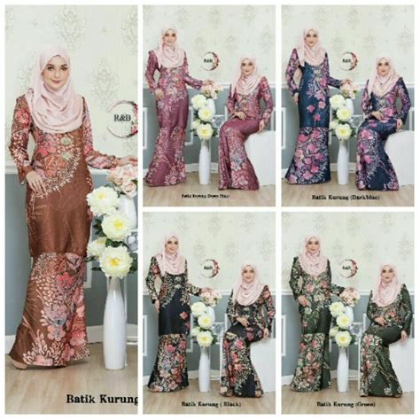 Fesyen Baju Kurung Kain Batik Terkini 30 Trend Baju Kurung Moden 2022