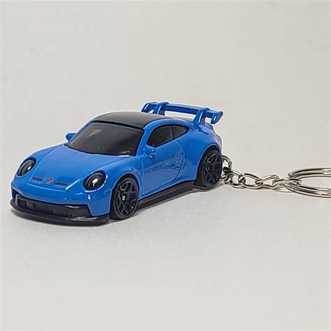 Porsche Hot Wheels Keychain Etsy