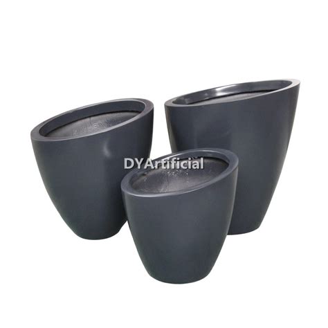 24 1cm 30cm 38cm Nice Bevel Fiberglass Planter Dyartificial