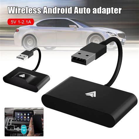New Android Auto Wireless Adapter Plug And Play Wired To Wireless ...