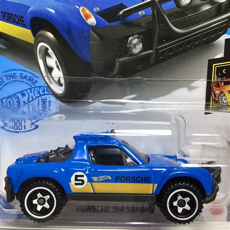 未使用に近いGame Stop限定カラーホットウィール ポルシェ 914 サファリ 青 Hot Wheelsの落札情報詳細