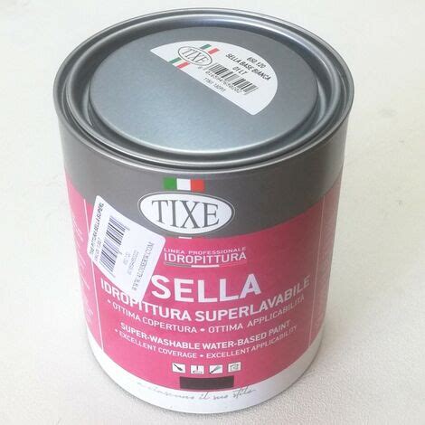 Tixe Sella Lt Pittura Bianca Super Lavabile Per Interni