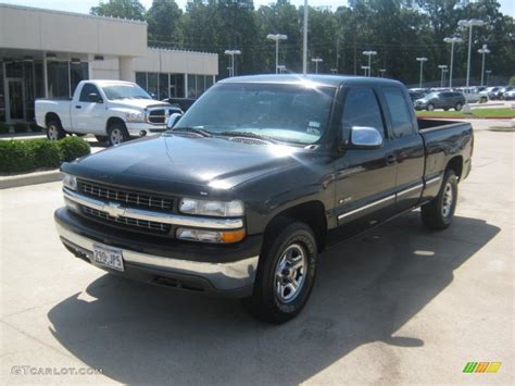 1999 Onyx Black Chevrolet Silverado 1500 Ls Extended Cab 4x4 50870669 Car