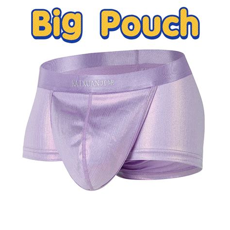 Man Bulge Pouch Breathable Boxers Flash Open Hole Low Rise Unique Shape Fashion Shorts Lingerie