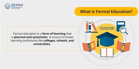 formal education characteristics types  structure