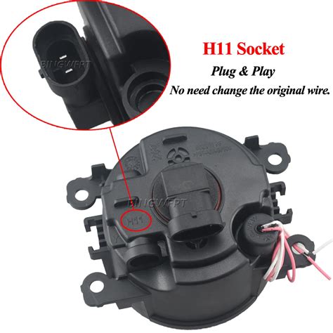 2 шт./пара H11 светодиодный противотуманный фонарь в сборе ангельские ...
