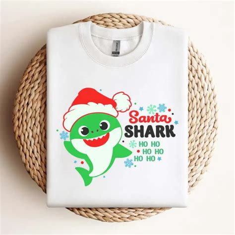 Santa Shark Baby Shark Svg Baby Shark Cricut Svg Baby Shark Clipart