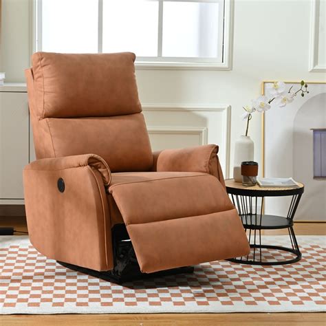 Electric Power Recliner Chair Fabric Reclining Chair For Bedroom Living Roomsmall Recliners