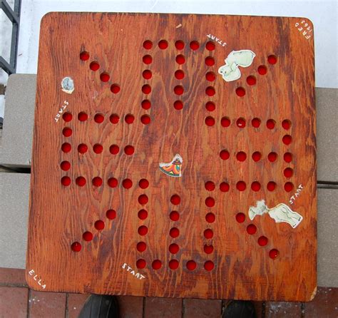 Vintage Home Made Marble Game Board For Ella And By Hazelhome