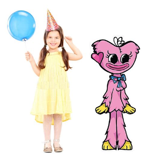 Poppy Playtime Kissy Missy Birthday Party Cardboard Cutout - Etsy