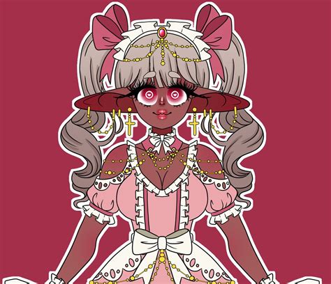 Princess Peach Inspired Magical Girl Vtuber Adoptable Oc Etsy