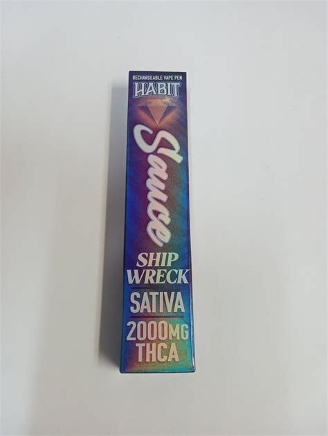 Ship Wreck - THCA - 2g disposable - Sativa | The Healing Garden 100 W
