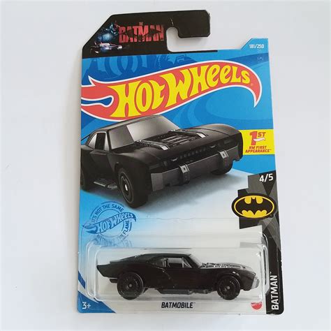 Hot Wheels Batman Batmobile Glossy Black Movie Edition Scale Gtb Mattel St