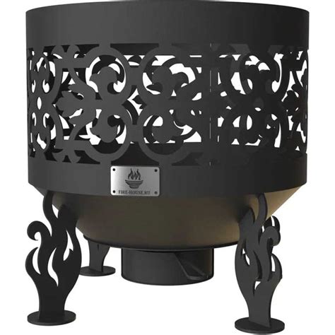 Костровая чаша FIRE-HOUSE Ажурная диаметр 600 мм, с зольником Ch9 ...