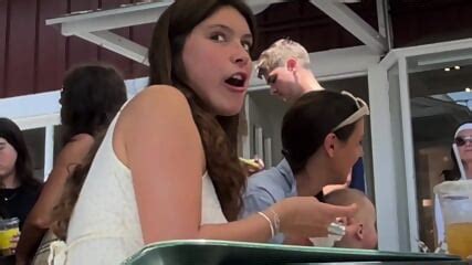 Hot Girls Staring At My Hard Cock Bulge In Public