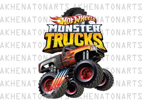 Hot Wheels Monster Truck Png Monster Truck Sublimation Etsy