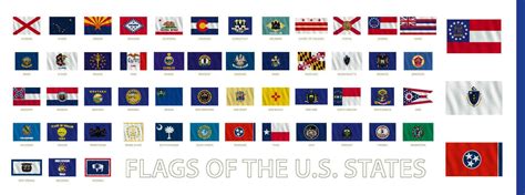 Flags of the US states with waving effect, official proportion. 23383949 Vector Art at Vecteezy