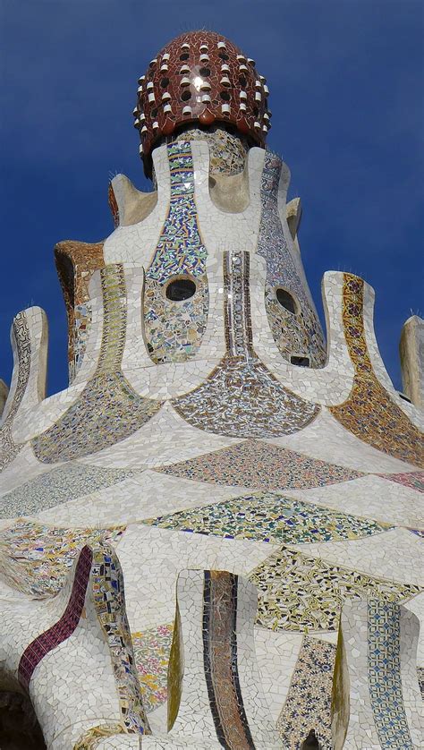 HD wallpaper barcelona mosaic effect gaudí garden gaudí