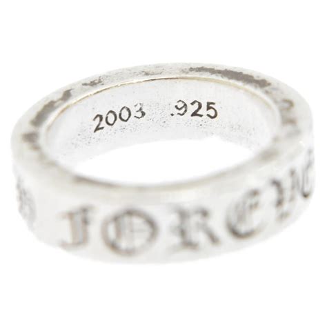 CHROME HEARTS クロムハーツ 6mm SPACER RING FUCK YOU スペーサーリング ファックユー シルバーリング シルバー BRING Yahoo ショップ