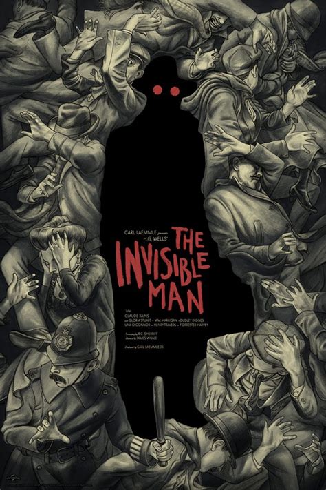 The Invisible Man by Jonathan Burton - Home of the Alternative Movie Poster -AMP- | Graphic ...