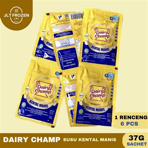 Jual Dairy Champ Susu Kental Manis Skm Sachet G Shopee Indonesia