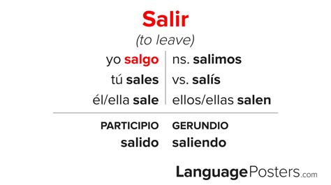 salir spanish