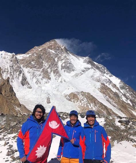 Nepali climbers script history scaling K2 in winter season - The