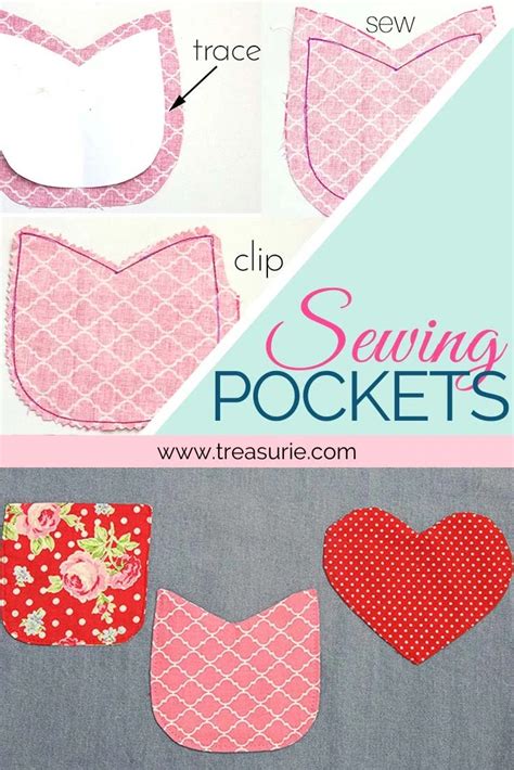 How To Sew A Pocket Sewing Pockets The Easy Way Treasurie