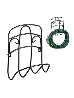 Relaxdays Wall Hose Holder For M Inch Hose Garden Hose Holder