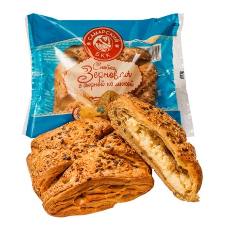 Слойка зерновая с сырной начинкой купить в Самаре | Самарский БКК