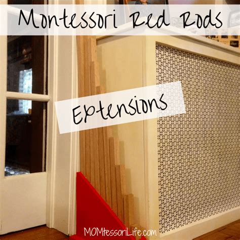 Montessori Red Rods — Extensions Momtessori Life